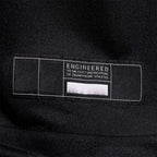 Product details tag of Custom Atlanta Black Football Jersey showing stitched logos, fabric and customization options By Athletrio