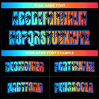 Team name font options for Custom Black California Beach Baseball Jersey