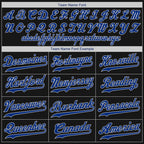 Team name font options for Custom Black Royal-Red Sports Hoodie