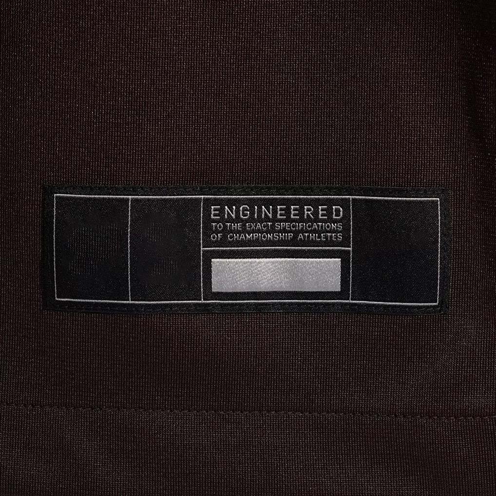 Product details of Custom Cleveland Brown Football Jersey showing stitched logos, fabric and customization options By Athletrio